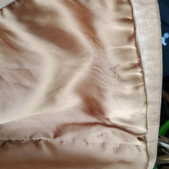 90's Style Real Suede Tan Jacket - Picture 8 of 9